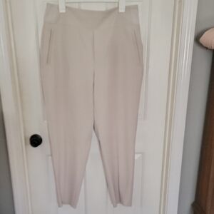Athleta Cream Ankle Pants